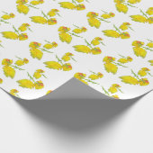 黄色いバラ。 ラッピングペーパー (角)