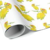 黄色いバラ。 ラッピングペーパー (ロールコーナー)