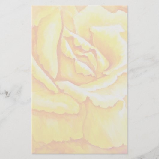 黄色いバラ 便箋 (正面)
