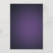 黄色いバラ 紫のバイオレット メニュー (裏面)