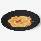 黄色いバラ、2004年の写真。 ペーパープレート (アングル)