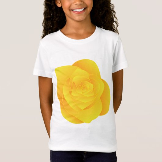 黄色いバラ Tシャツ (正面)