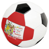 黄色いパーティーモンキーホルンバルーン赤 サッカーボール (3/4)