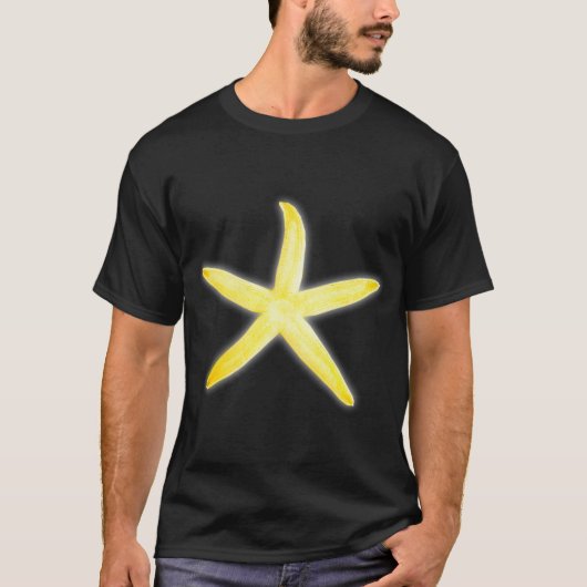 黄色いヒトデ Tシャツ (正面)
