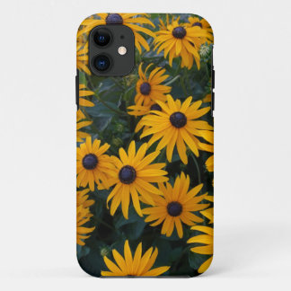 黄色いヒナギクの庭の花 iPhone 11 ケース