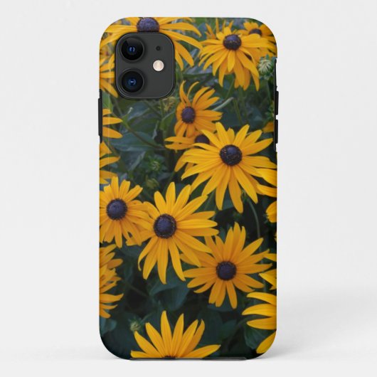 黄色いヒナギクの庭の花 Case-Mate iPhoneケース (裏面)