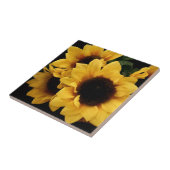 黄色いヒマワリの台所装飾のタイル タイル (側面)