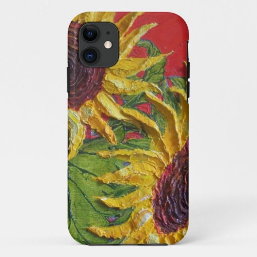 黄色いヒマワリのiPhone 5の箱 Case-Mate iPhoneケース (裏面)