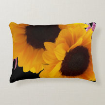 黄色いヒマワリ2本