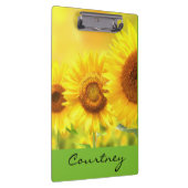 黄色いヒマワリ クリップボード (右)