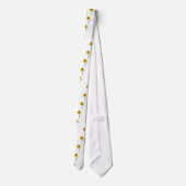 黄色いヒマワリ ネクタイ (裏面)