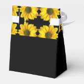 黄色いヒマワリ（黒） フェイバーボックス (裏面サイド)