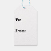 黄色いピックボール、0-0-2を提供、白 ギフトタグ (裏面)