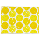 黄色いピックボール、0-0-2を提供、白 ラージペーパーバッグ (裏面)