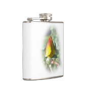 黄色いピンクのバラ フラスク (右)