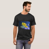 黄色いフグ Tシャツ (正面フル)