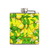 黄色いフラスコのレモンプリント フラスク (裏面)