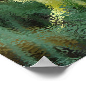 黄色いフラワーポスター ポスター (角)