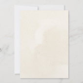 黄色いフローラ 招待状 (裏面)