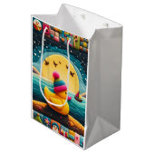 黄色いプラスチックのアヒル ミディアムペーパーバッグ (正面アングル)