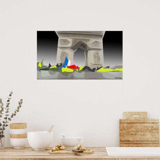 黄色いベスト ポスター (キッチン)