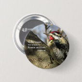 黄色いベリーのサプスカーボタン。 缶バッジ (正面&裏面)