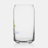 黄色いボクフィッシュの子 ガラス缶 (左)