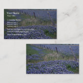 黄色いボネットの花 名刺 (正面/裏面)