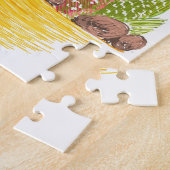 黄色いポットジグソーパズルで多汁 ジグソーパズル (側面)