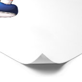 黄色いポンポン付きチアリーダー ポスター (角)