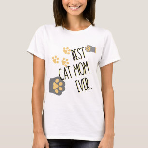 黄色いポーパタ最高のン猫ママ Tシャツ