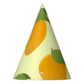 黄色いマンゴー熱帯果物愛カリブの好家 パーティーハット (左)