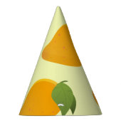 黄色いマンゴー熱帯果物愛カリブの好家 パーティーハット (右)