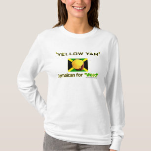 黄色いヤマイモ: 世界で最も速い人々の食糧 Tシャツ