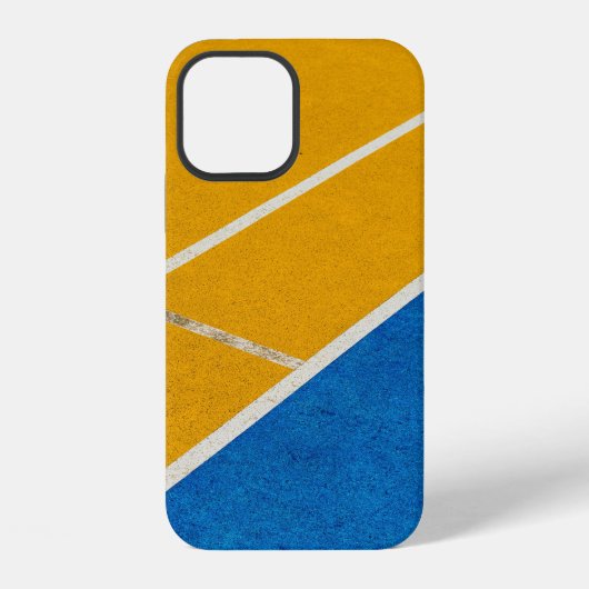 黄色いラグマット iPhoneケース (裏面)