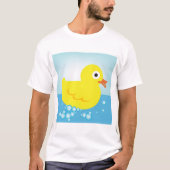 黄色いラバーダック メンズTシャツ Tシャツ (正面)