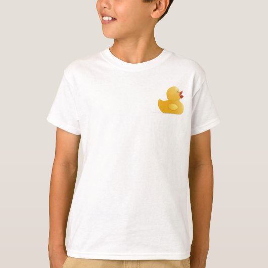 黄色いラバーダック Tシャツ (正面)
