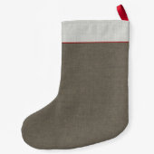 黄色いラブラドールのシルエット|カスタムな犬の休日 スモールクリスマスストッキング (裏面)