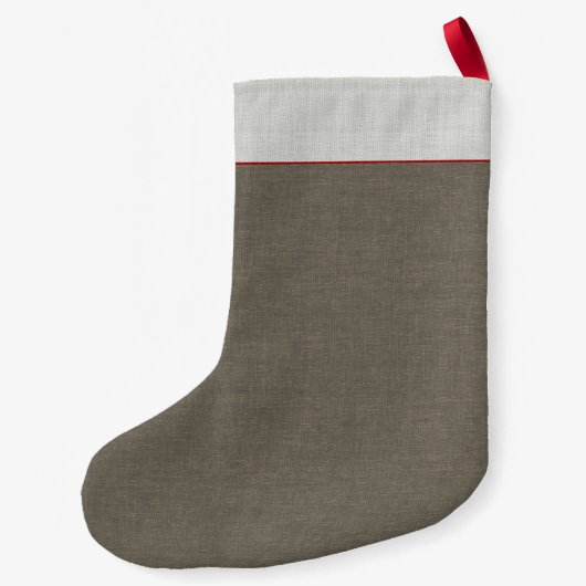 黄色いラブラドールのシルエット|カスタムな犬の休日 スモールクリスマスストッキング (裏面)