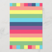 黄色いラブラドールの小走りに走る記念カード プログラム (裏面)