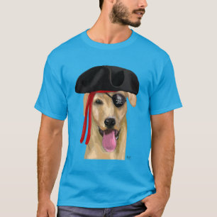 黄色いラブラドールの海賊2 Tシャツ