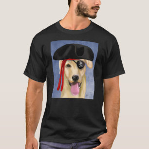 黄色いラブラドールの海賊 Tシャツ