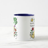 黄色いラブラドール及び緑 マグカップ (中央)