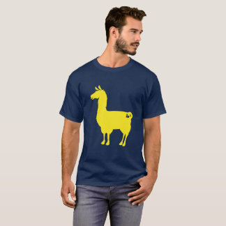 黄色いラマのTシャツ Tシャツ