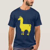 黄色いラマのTシャツ Tシャツ (正面)