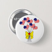 黄色いリボン 缶バッジ (正面&裏面)