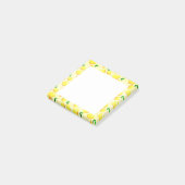 黄色いレモンのフレーム付箋 ポストイット (アングル)