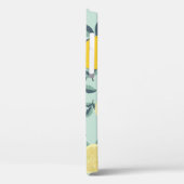 黄色いレモンを使った熱帯のシームレスパターン Case-Mate iPhoneケース (裏面 / 左)