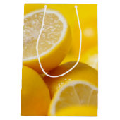 黄色いレモン ミディアムペーパーバッグ (裏面)