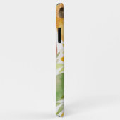 黄色いワイルドフラワーとヒマワリ(水色) Case-Mate iPhoneケース (裏面/右)